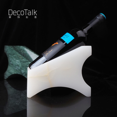 DecoTalk Marble Wine rack New Chinese style Home Decoration Winery Showcase Wine Exhibition