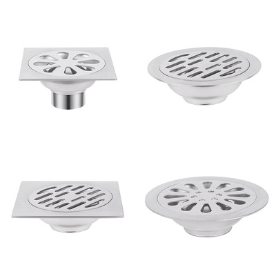 厂家直销卫生间阳台防臭地漏 2.5寸方形单用不锈钢地漏 提供贴牌|ru