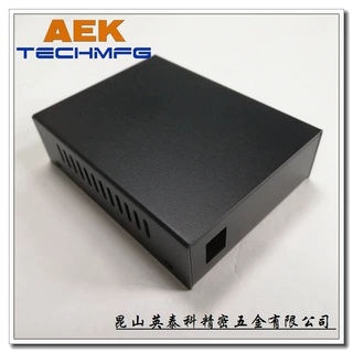 厂家加工定制光纤收发器外壳，六孔6灯孔