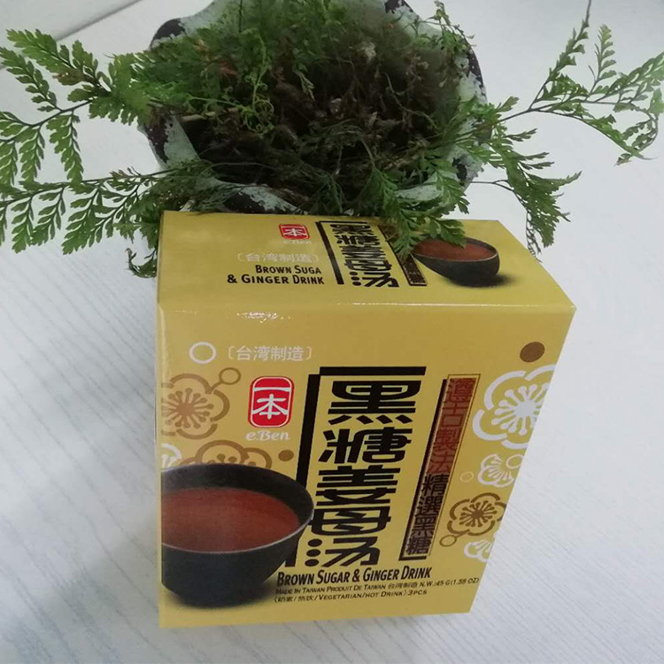 正宗台湾进口一本黑糖姜母汤 特色传统冲泡饮品45g*3包*15克