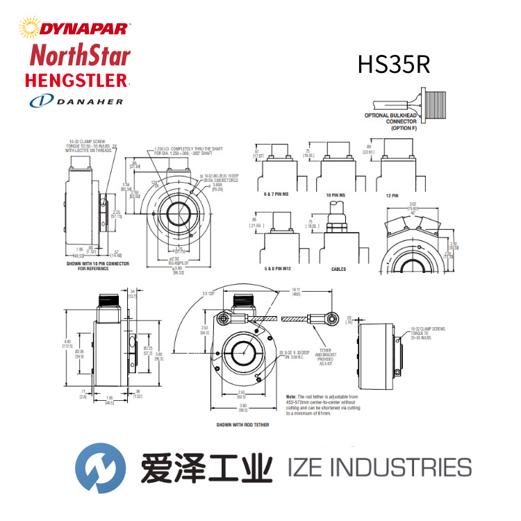 DYNAPAR编码器HS35R012093C7(原装)现货爱泽工业供应