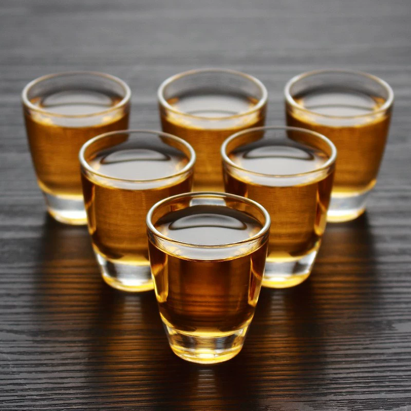 30 мл Стекло маленькая пуля белый бокал в форме сердца стекло духов стекло для печати логотип рекламная продукция