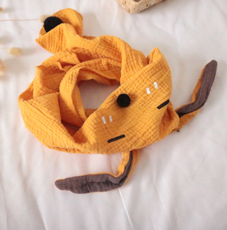 토끼 노란색 얇은 섹션