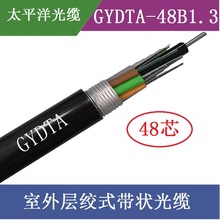 太平洋光缆 GYDTA/GYDTS  48芯单模  带状室外通信光缆 光缆厂家
