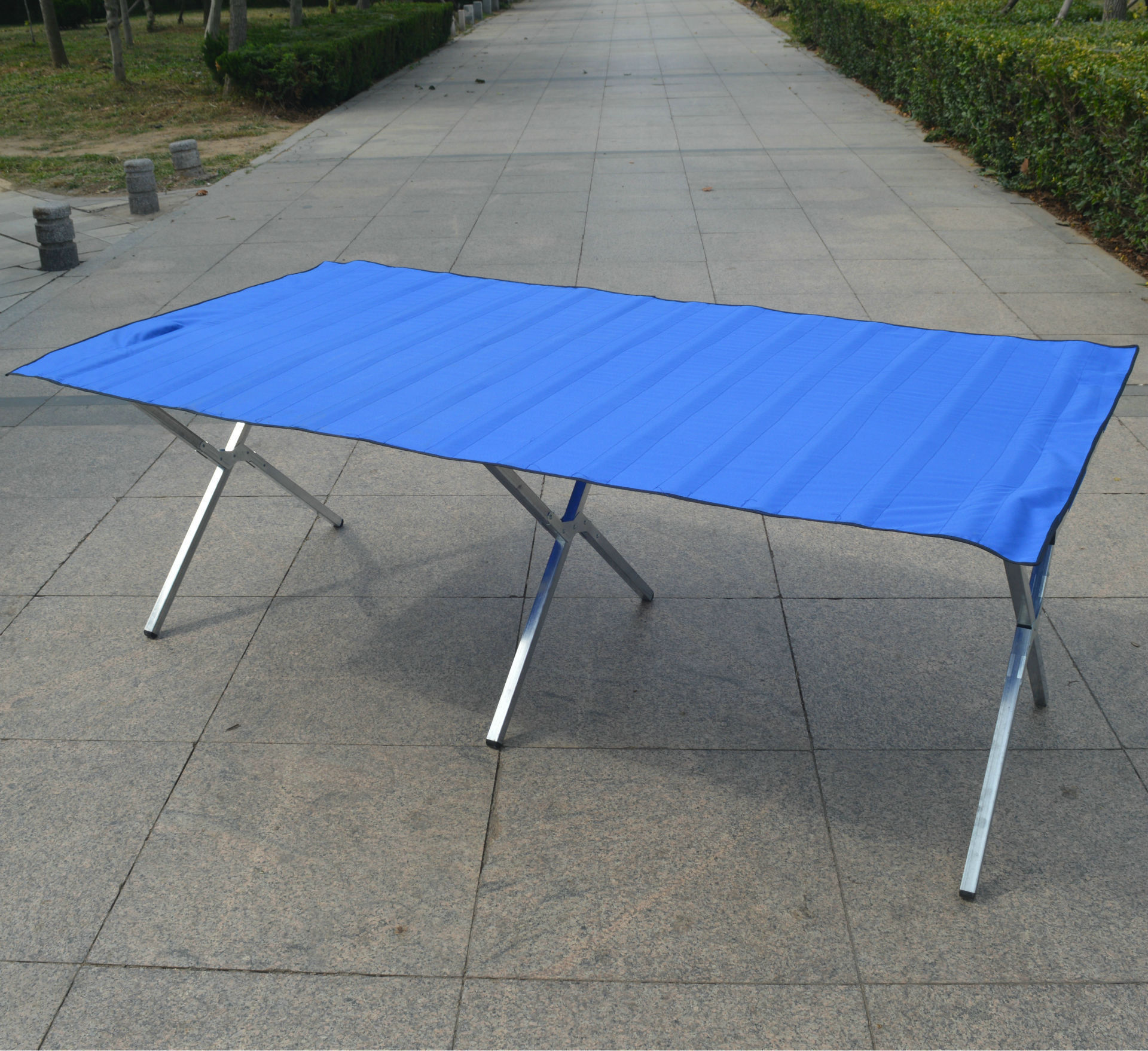 夜市2米竹席地摊货架摆摊折叠桌摆地摊竹片架3米竹布地摊架子加厚