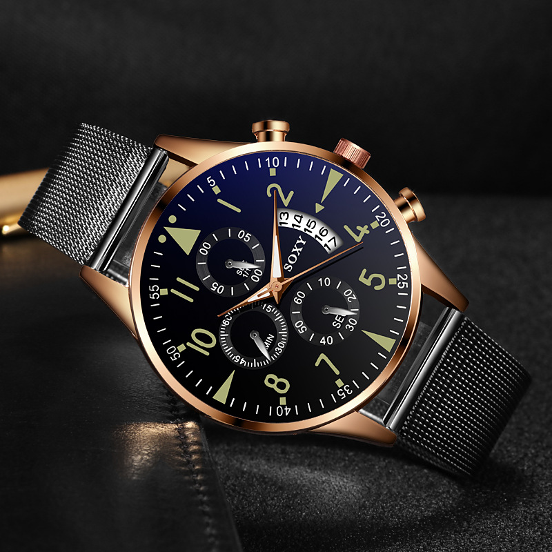 Men's Stainless Steel Watch Image 5