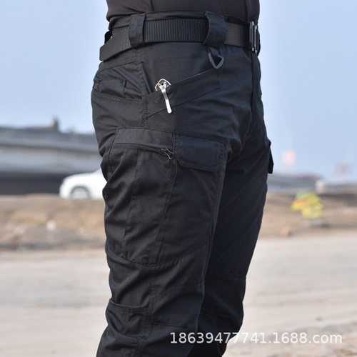 Official Direct Sales Outdoor Executive Tactical Pants Urban Special Duty Long Pants Military Enthusiast IX7 Multi-Pocket Workwear Combat Pants