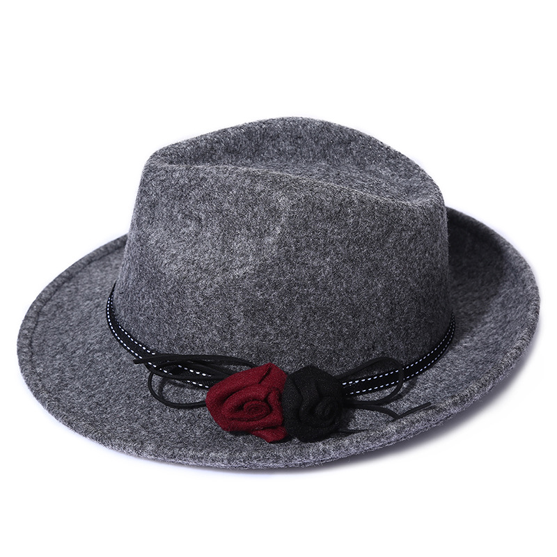 2020 Otoño e Invierno sombrero británico de moda elegante sombrero superior de mujer al aire libre cálido sombrero de lana de mujer al por mayor entrega de una pieza image 10
