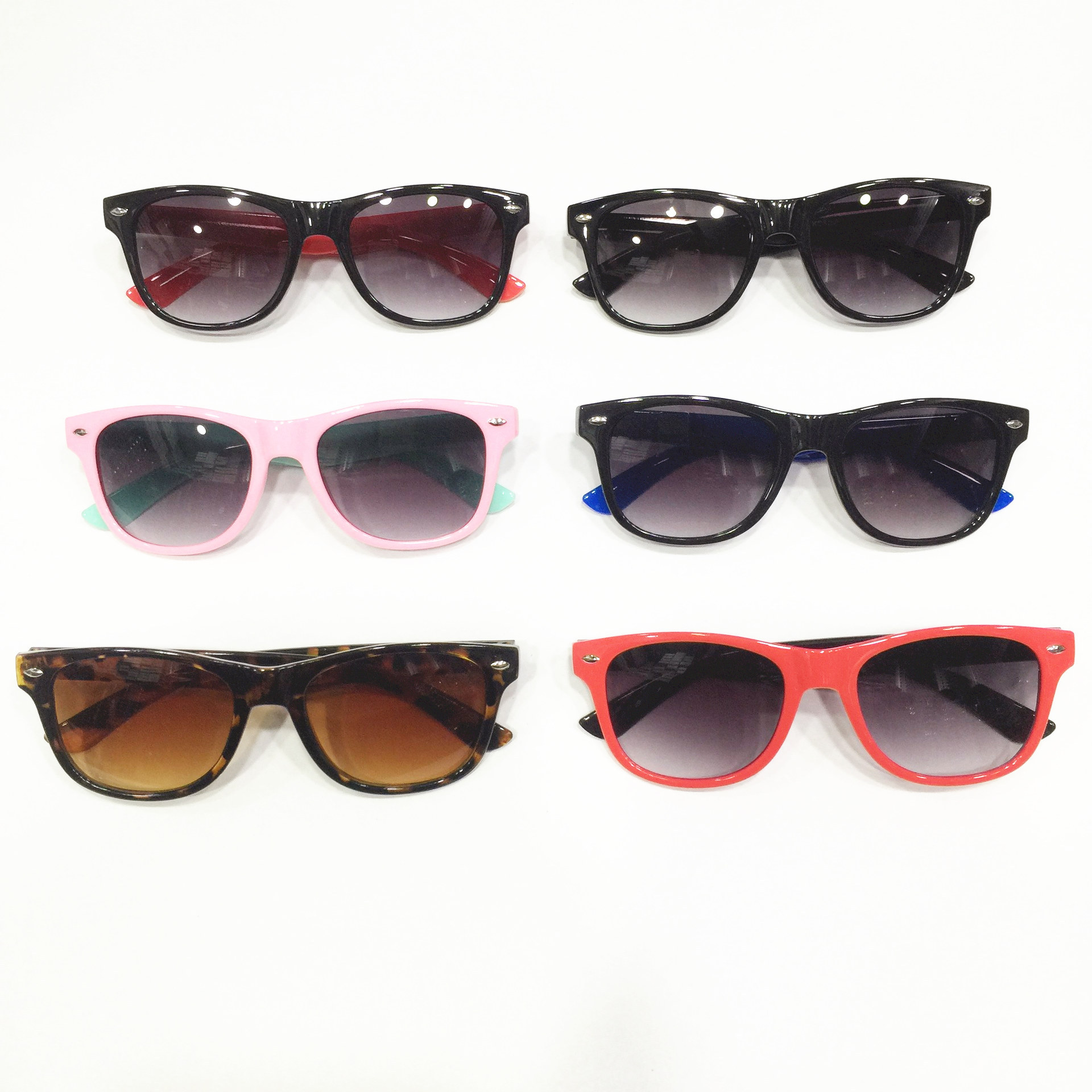 Nueva moda retro gafas de sol para niños gafas de sol de uñas de color beige gafas de moda cuadradas para niños 6180