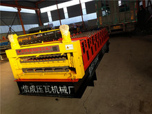 双层压瓦机 840-900双层压瓦机不锈钢瓦滚压成型机彩钢瓦设备