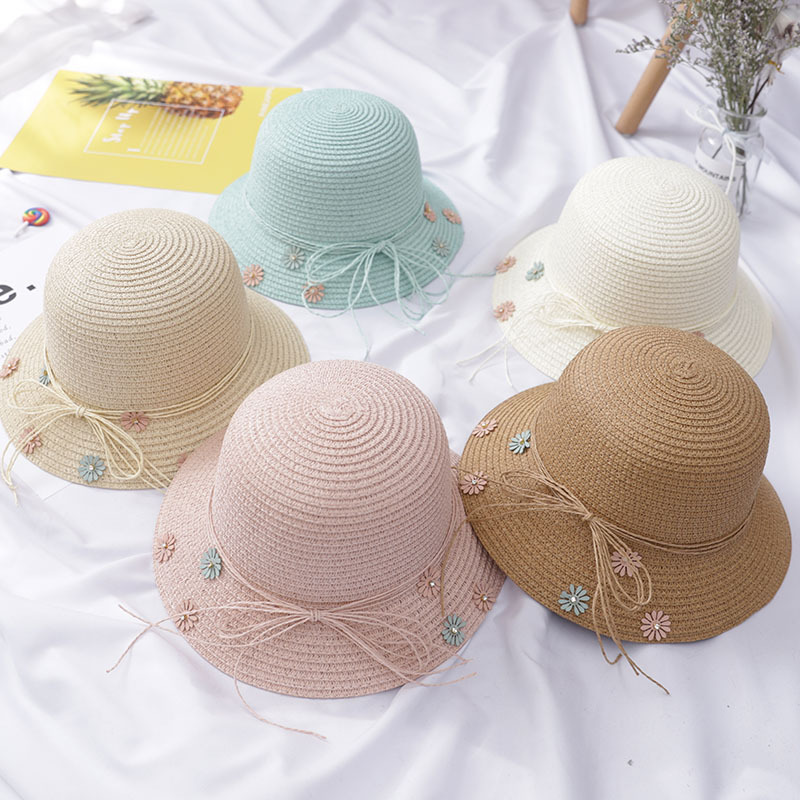 Girl's Fashion Flower Embroidery Bucket Hat display picture 4