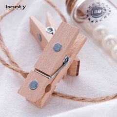 Fashionable and Practical Craft Wall Hanging, Creative Craft Magnet Small Wood Clip, Home Decor Oak Wood Photo Clip