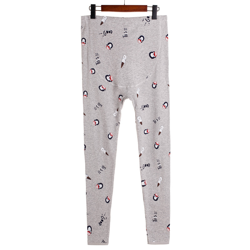 Pregnant Women's Autumn Pants Cotton Wool Pants for Autumn and Winter Maternal Cotton Abdominal Pants Pants Warm Pajama Pants Women