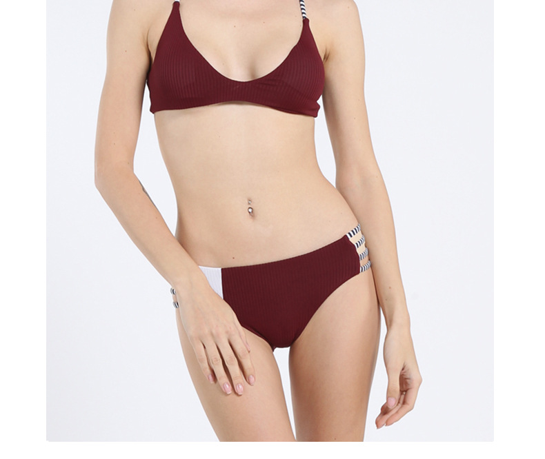 Cotton FashionBikini(red-S)Swimwear NHHL2064-red-S
