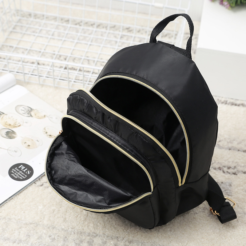 Solid Color Nylon Cloth Small Backpack display picture 5