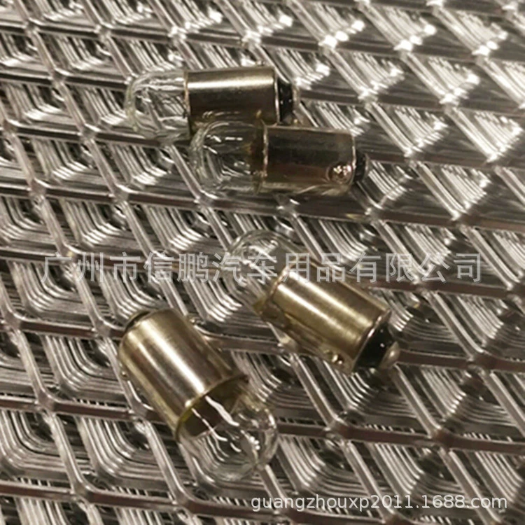 Автомобильный галоген T8.5 штык пузырьковой широтной лампы внутреннего освещения 12V/24V 5W одностпроводная одноножная маленькая лампочка T8.5