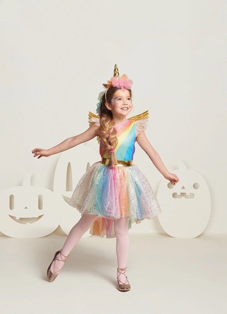 Children’s Rainbow princess in 2217 Halloween party