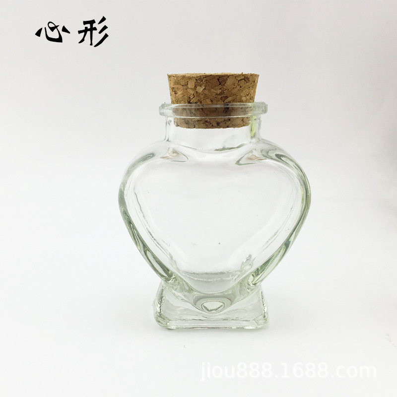 Botella de vidrio botella de caramelo botella de pudín de corcho que deseen botella con corcho cielo estrellado micro paisaje