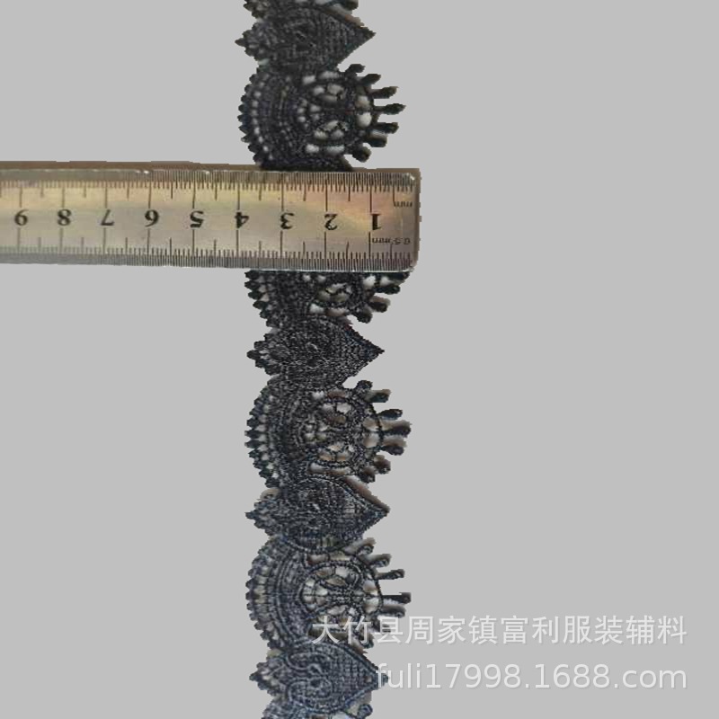 水溶花边刺绣花边棉线花边弹力花边蕾丝窗帘亮片棉布花金色花边