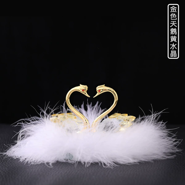 Golden yellow swan
