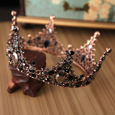 Europe and America Retro Copper circular Baroque Birthday Cake decorate bride marry Headdress Manufactor wholesale