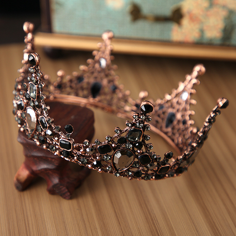 Europe and America Retro Copper circular Baroque Birthday Cake decorate bride marry Headdress Manufactor wholesale