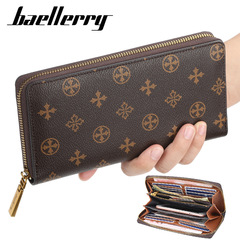Baellerry Lady Wallet Multifunction Retro Zero Wallet Long Old Pattern Zipper Phone Case for Women Wholesale