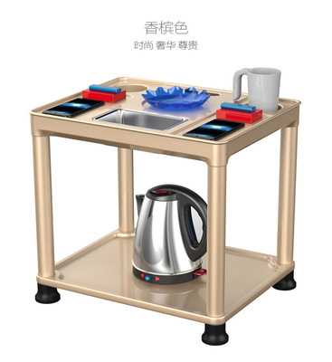 批发热销茶几麻将机配件加厚茶水架烟灰缸小茶几茶室棋牌室专用