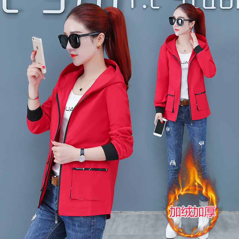 Plush coat have cash less than that is registered in the accounts 2019 Autumn and winter Large Easy clothes thickening Hooded Cardigan leisure time Jacket