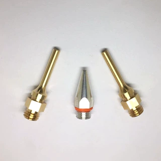 定制手持 30W热熔胶枪配件塑料热溶胶枪配件铜枪头加长出胶头枪咀