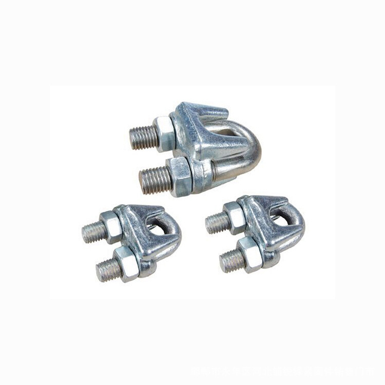 大量供应 国标重型卡头 锁紧卡头钢丝绳锁扣 不锈钢夹头 起重用具