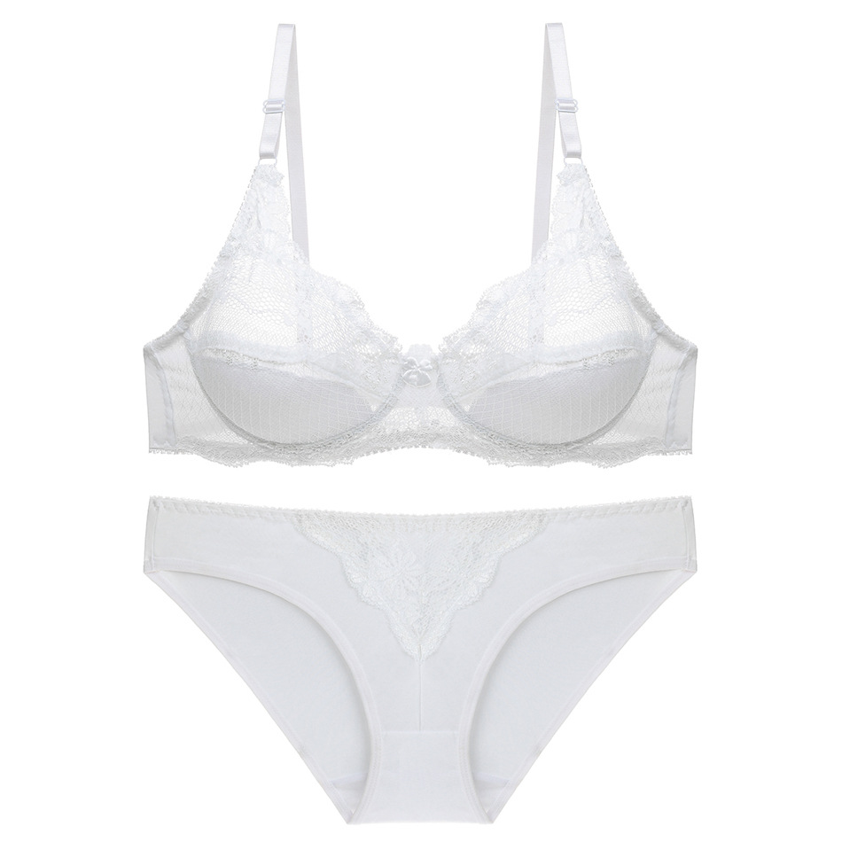 Sous-vêtements pour filles, ensemble de soutien-gorge ultra-fin, transparent, respirant, sexy, pour femmes_voghion.com