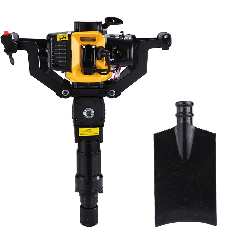 Máquina de excavación de árboles ligeros de gasolina de alta potencia corte de raíz máquina de movimiento de árboles multifunción elevación de plántulas Bola de suelo plantación de árboles máquina de excavación