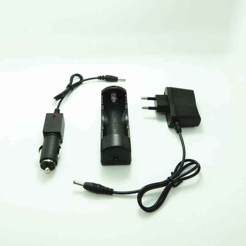 配套座充4.2V单槽充座子18650锂电池充电器  手电筒头灯26650座充