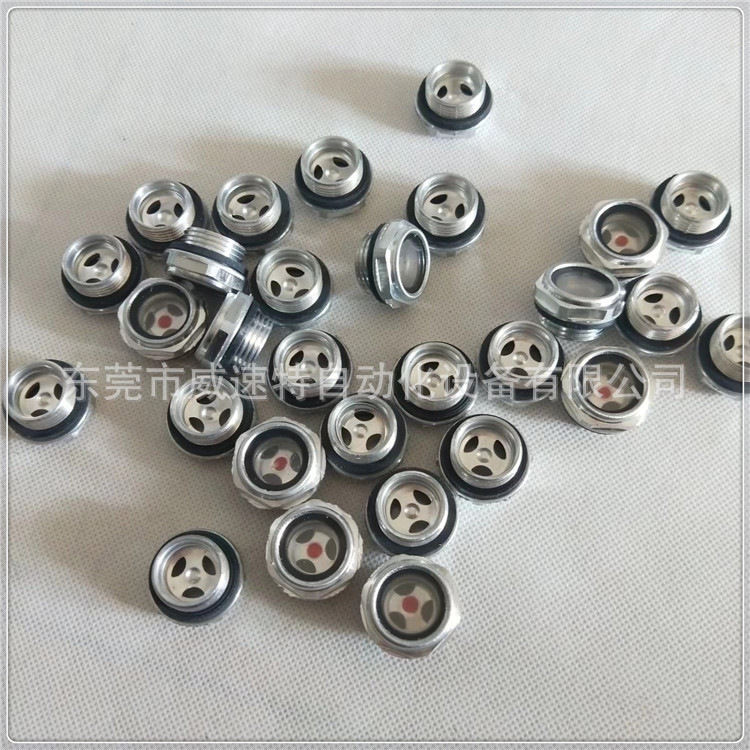 供应公制螺纹M42*2铝油标  铝合金油标 机床油标 油位计