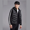 Sea orchid Hooded Light and thin fashion comfortable Down Vest Business wild keep warm A type jacket