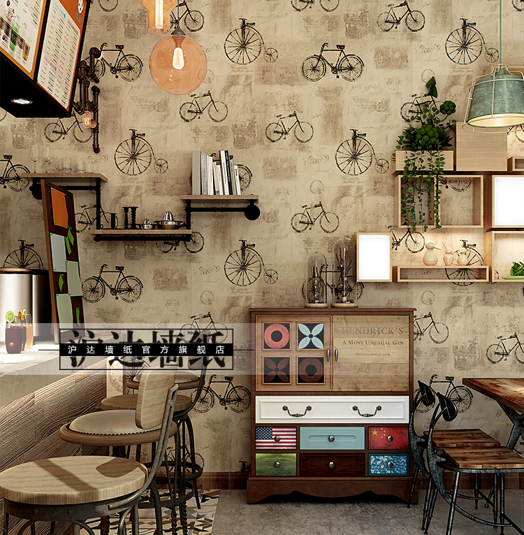 Télécharger gratuitement Images 10m Long Vintage Wallpaper Bicycle Alphabet Design Pattern le plus cool salutations