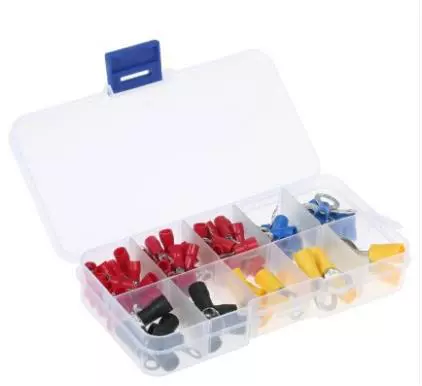 Клеммная колодка 102 шт. RV1.25/2/3.5/5.5 круглая предварительно Изолированная Клеммная коробка с 10 спецификациями