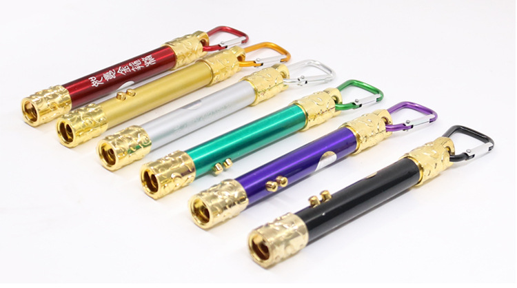 Three-in-one infrared laser light gift LED mini flashlight, golden hoop rod flashlight, ultraviolet banknote detector lamp pic 21