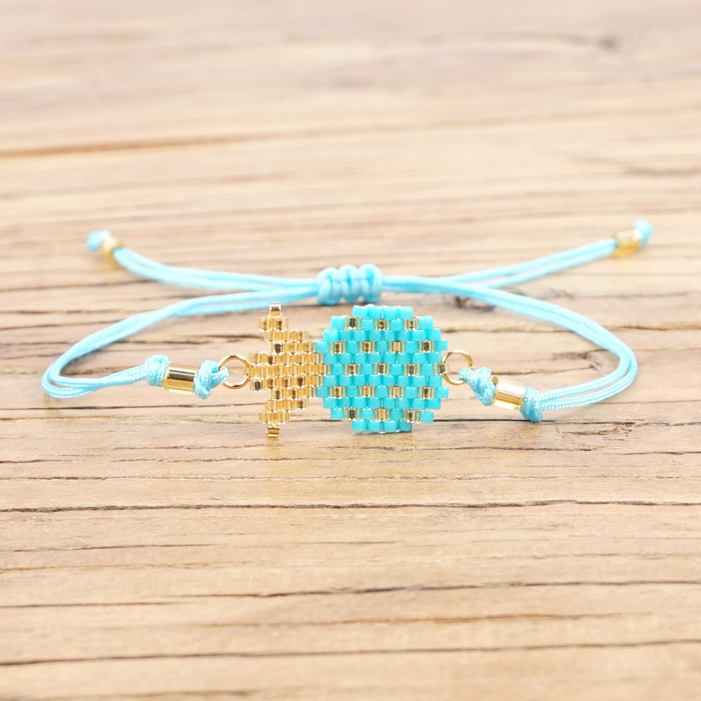 Women Bracelet Fruit Jewelry Miyuki Rice Beads Hand-woven Pineapple Pineapple Friendship Rope display picture 4