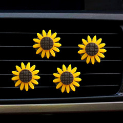 Car Air Freshener Sunflower Clip, Creative Sunflower Car Air Freshener Clip, Car Decorative Air Freshener Ornament
