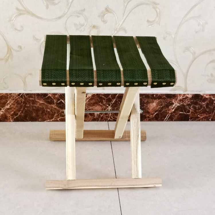 户外折叠凳 马扎厂家 便携马扎  木 凳子 家用|ru