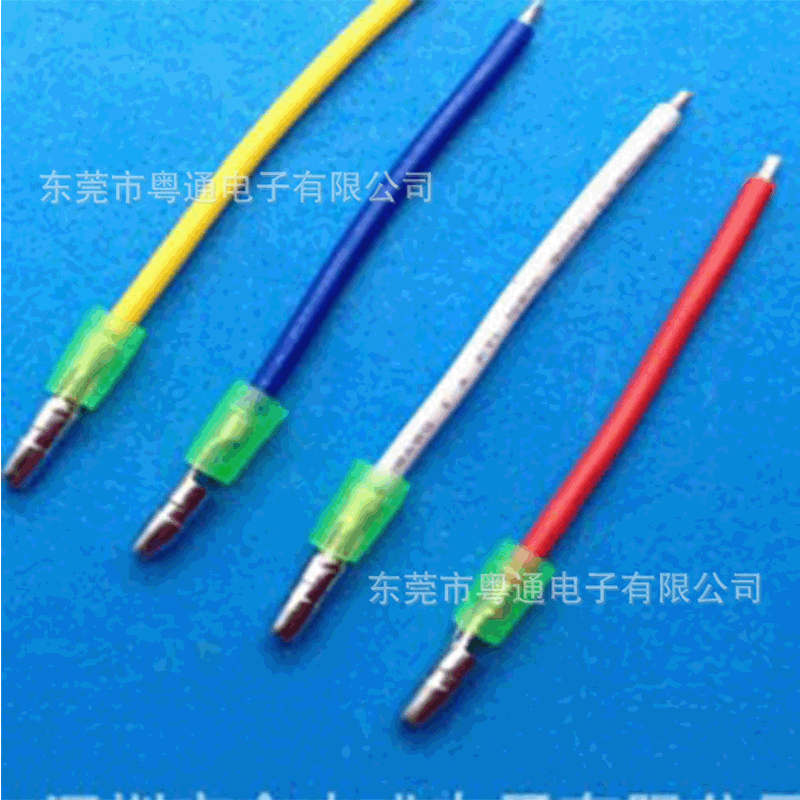4.0/4.2子弹头端子线4.0子弹头公母座带护套葫芦头端子线材加工