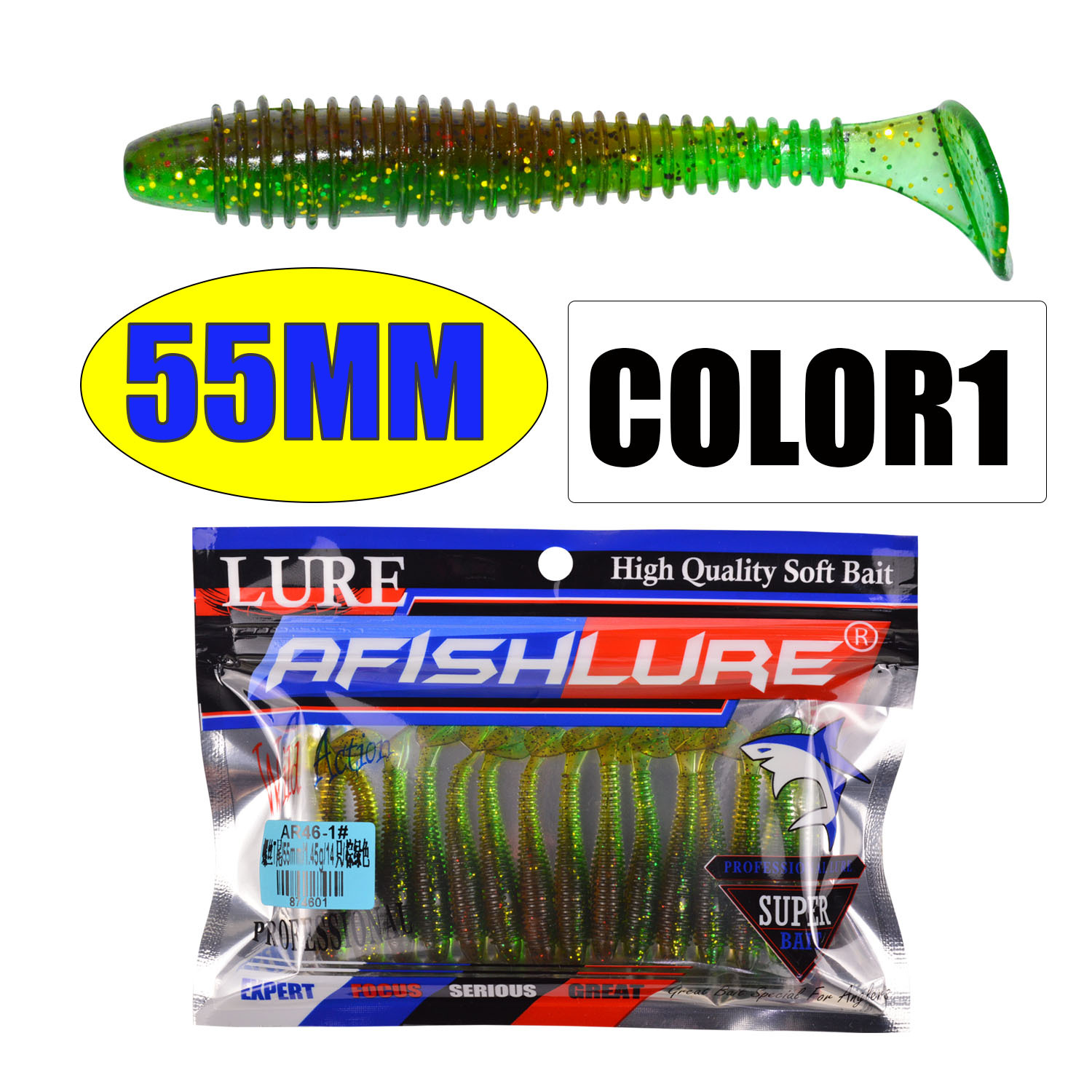 Soft Paddle Tail Fishing Lures Soft Plastic Baits Fresh Water Bass Swimbait Tackle Gear