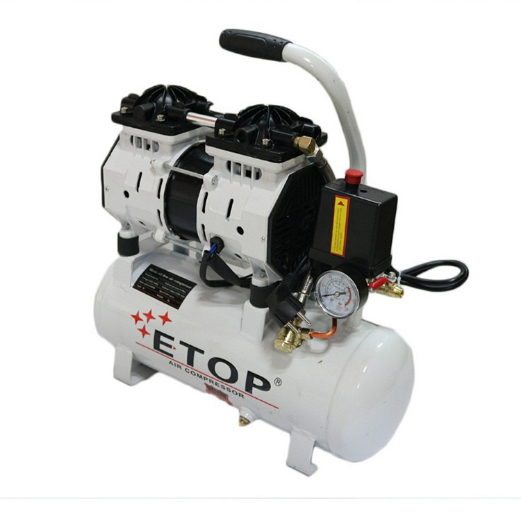 空壓機9L氣泵Air Compressor無油空氣壓縮機補胎噴塗起釘槍銅線