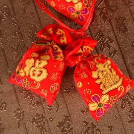 福袋挂件中国节福袋挂件新年春节喜庆商场装饰挂件鞭炮福袋装饰