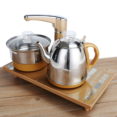 全自动上水功三合一快速炉电磁茶炉家用烧水壶夫智能茶具茶盘套装|ms