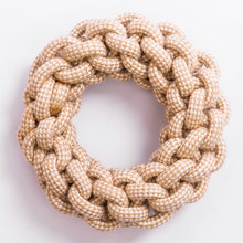 亚马逊热卖 狗狗厂家批发 宠物玩具球 跨境玩具解压玩具套装棉麻L