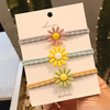 Brand hair rope flower-shaped, hairgrip, set, hair accessory, Korean style, wholesale