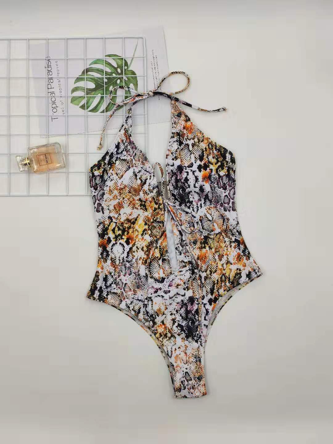  ladies one-piece snake print bikini NSZO1580